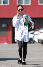 CARA SANTANA Heading to Pilates Class in West Hollywood 10/05/2022