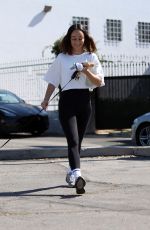 CARA SANTANA Out with Her Dog in Los Angeles 10/17/2022