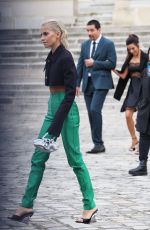 CAROLINE DAUR Leaves Victoria Beckham Show at Paris Fashion Week 09/30/2022