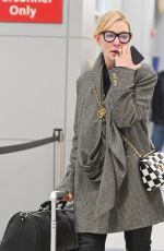 CATE BLANCHETT Arrives at JFK Airport in New York 10/01/2022