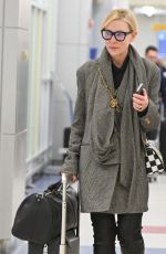 CATE BLANCHETT Arrives at JFK Airport in New York 10/01/2022
