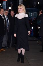 CATE BLANCHETT Arrives at Late Night with Seth Meyers in New York 10/04/2022