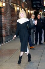CATE BLANCHETT Arrives at Late Show with Stephen Colbert in New York 10/04/2022