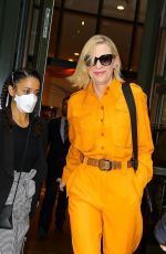 CATE BLANCHETT Leaves Her Hotel in New York 10/04/2022
