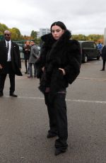 CHARLI XCX at Balenciaga fashion Show at PFW in Paris 10/02/2022