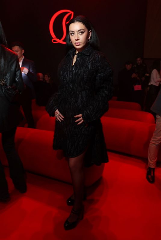 CHARLI XCX at Loubi Show at Paris Fashion Week 09/30/2022