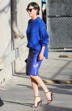CHARLIZE THERON Arrives at Jimmy Kimmel Live at El Capitan Entertainment Centre in Hollywood 10/25/2022