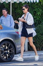 CHARLIZE THERON Leaves San Vicente Bungalows in West Hollywood 10/04/2022