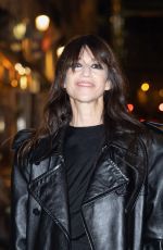 CHARLOTTE GAINSBOURG Arrives at Saint Laurent Rive Droite Sushi Park Opening Night in Paris 09/28/2022