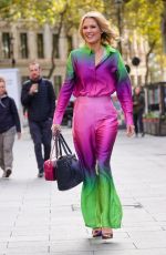CHARLOTTE HAWKINS Arrives at Noise Day at Global Radio in London 10/07/2022