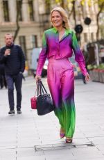 CHARLOTTE HAWKINS Arrives at Noise Day at Global Radio in London 10/07/2022