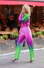 CHARLOTTE HAWKINS Arrives at Noise Day at Global Radio in London 10/07/2022