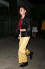 CHARLOTTE LAWRENCE Leaves Dinner at Giorgio Baldi in Santa Monica 10/16/2022