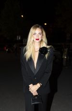 CHIARA FERRAGNI Arrives at Tiffany & Co Hosting Beyonce Party at Paris Fashion Week 10/04/2022