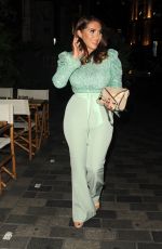 CHLOE BROCKETT Leaves Mano Mayfair in London 10/01/2022