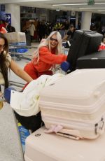CHLOE, FRANKIE and DEMI SIMS at LAX Airport in Los Angeles 10/28/2022