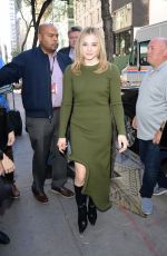 CHLOE MORETZ Leaves Today Show in New York 10/06/202