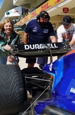 CHLOE MORETZ Visits Williams Racing at Formula 1 United States Grand Prix in Austin 10/22/2022