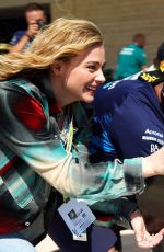 CHLOE MORETZ Visits Williams Racing at Formula 1 United States Grand Prix in Austin 10/22/2022
