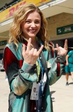 CHLOE MORETZ Visits Williams Racing at Formula 1 United States Grand Prix in Austin 10/22/2022