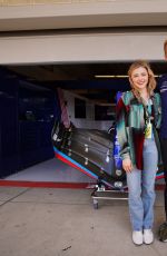 CHLOE MORETZ Visits Williams Racing at Formula 1 United States Grand Prix in Austin 10/22/2022