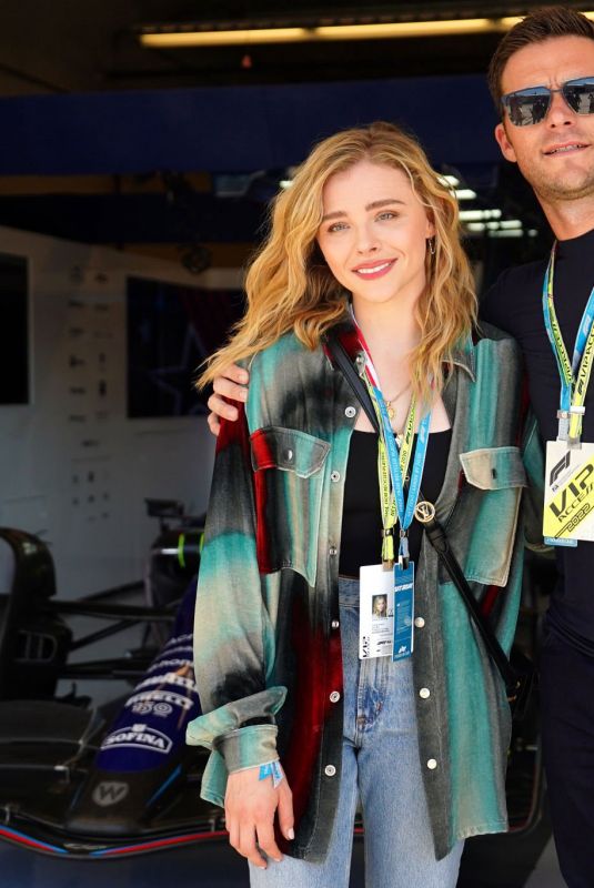 CHLOE MORETZ Visits Williams Racing at Formula 1 United States Grand Prix in Austin 10/22/2022