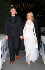 CHLOE SEVIGNY Arrives a Pre-reception Dinner for Bones and All at Boulud Sud in New York 10/06/2022