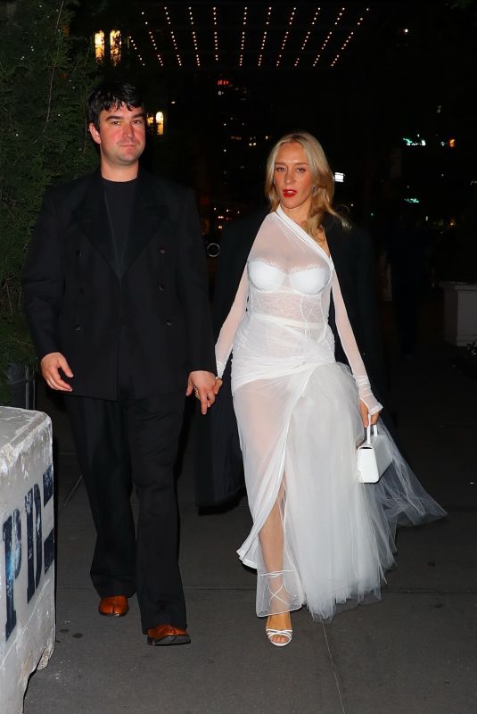 CHLOE SEVIGNY Arrives a Pre-reception Dinner for Bones and All at Boulud Sud in New York 10/06/2022