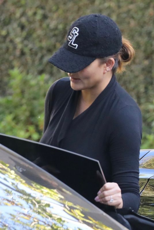 CHRISSY TEIGEN Out and About in Los Angeles 09/29/2022