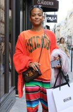 CHRISTINA MILIAN Out Shopping in Paris 09/30/2022