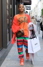 CHRISTINA MILIAN Out Shopping in Paris 09/30/2022