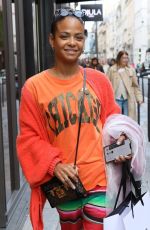 CHRISTINA MILIAN Out Shopping in Paris 09/30/2022