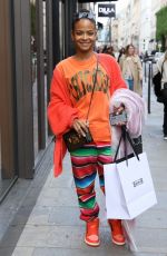 CHRISTINA MILIAN Out Shopping in Paris 09/30/2022