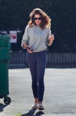 CINDY CRAWFORD Heading to Morning Workout in Malibu 10/04/2022