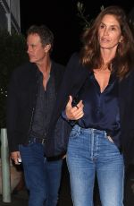 CINDY CRAWFORD Leaves Giorgio Baldi in Santa Monica 10/04/2022