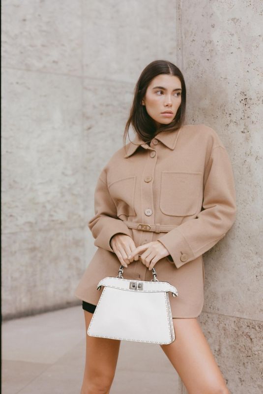 CINDY MELLO for Fendi Peekaboo Bag 2022