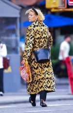 clairE danes HeadING to Great Jones Spa in New York 10/25/2022