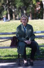 CLAIRE DANES on the Set of Steven Soderburgh