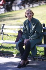 CLAIRE DANES on the Set of Steven Soderburgh