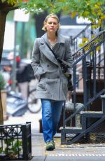 CLAIRE DANES Out and About in New York 10/24/2022