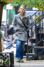 CLAIRE DANES Out and About in New York 10/24/2022