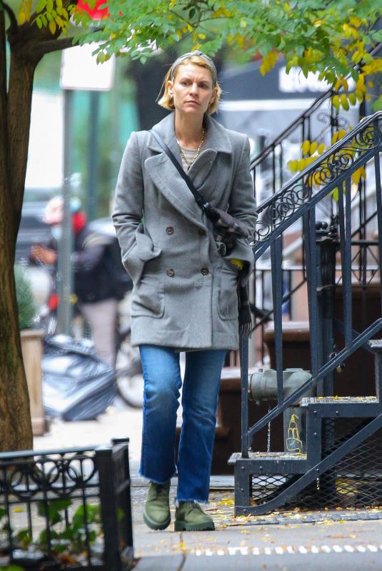 CLAIRE DANES Out and About in New York 10/24/2022