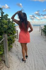 CLAUDIA ROMANI at a Photoshoot in Miami Beach 10/09/2022
