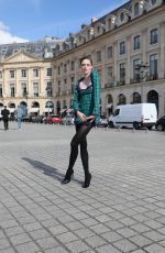 COCO ROCHA Out at Paris Fashion Week 09/30/2022