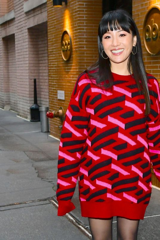CONSTANCE WU Arrives at ABC Studios in New York 10/04/2022