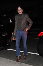 COURTENEY COX Out for Dinner at Giorgio Baldi in Santa Monica 10/13/2022