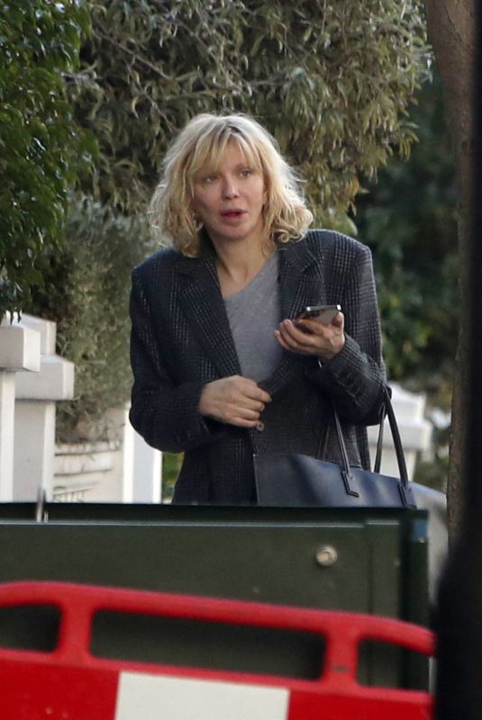 COURTNEY LOVE Out and About in London 10/18/2022
