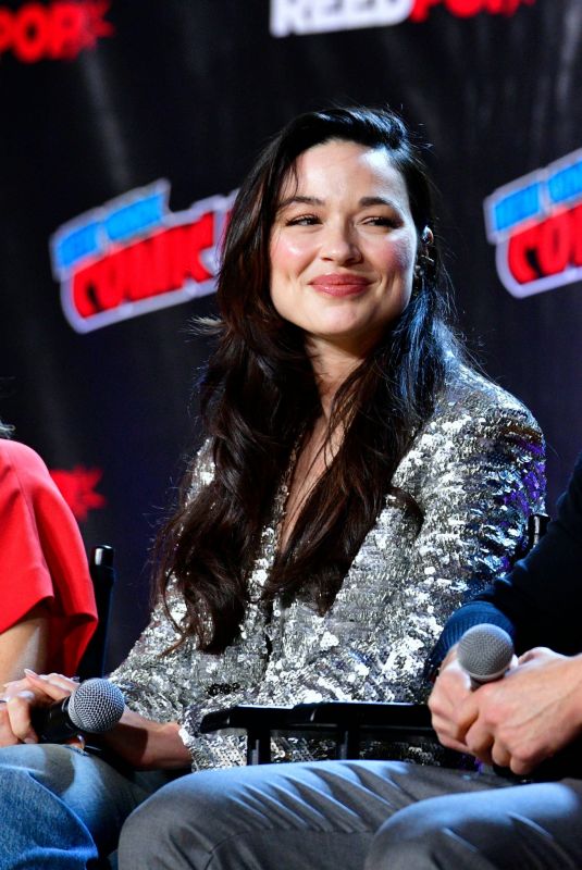 CRYSTAL REED at Teen Wolf: The Movie & Wolf Pack Panel at New York Comic-con 10/07/2022