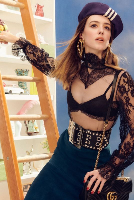 DAISY EDGAR-JONES for Gucci GG Marmont Handbags Collection, October 2022