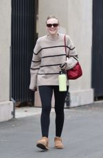 DAKOTA FANNING Leaves Friday Morning Workout Class in Beverly Hills 10/14/2022